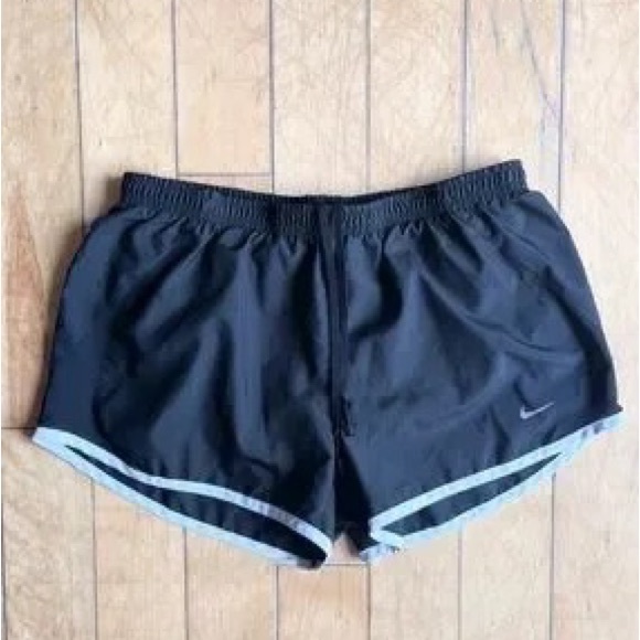 Nike Pants - Nike Black Women's Running Shorts with Light Gray Trim